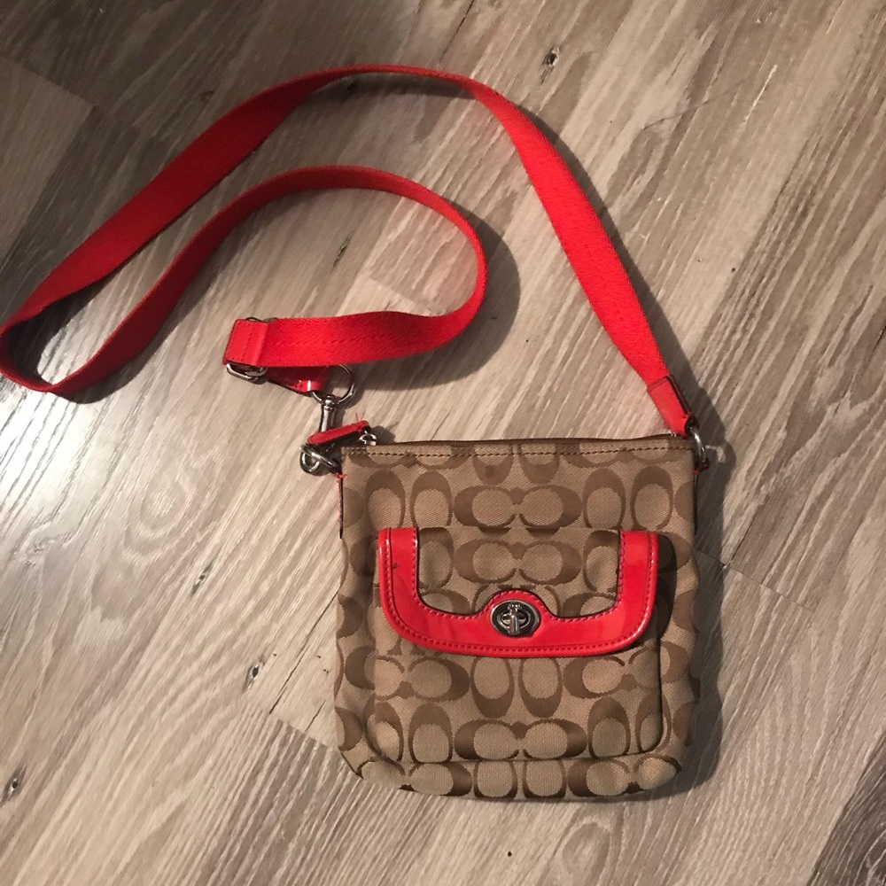 Coach side satchel purse